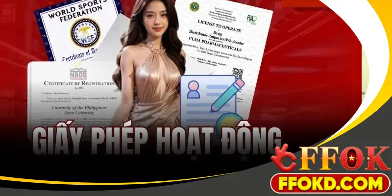 Giấy phép hoạt động chứng nhận pháp lý